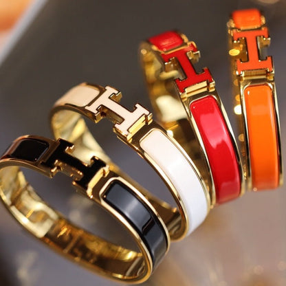 [⭐Luxery]H BRACELET 12MM GOLD