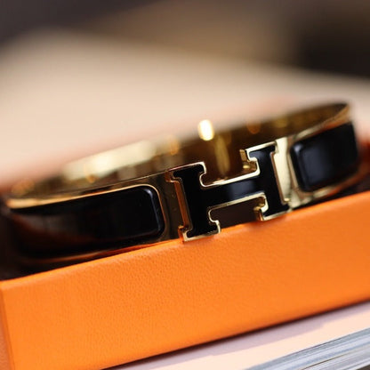 [⭐Luxery]H BRACELET 12MM GOLD