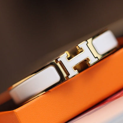 [⭐Luxery]H BRACELET 12MM GOLD