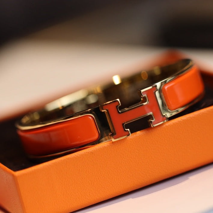 [⭐Luxery]H BRACELET 12MM GOLD