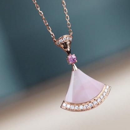[⭐Luxery]DREAM NECKLACE PINK MOP DIAMOND