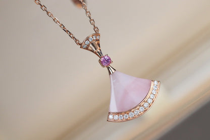 [⭐Luxery]DREAM NECKLACE PINK MOP DIAMOND