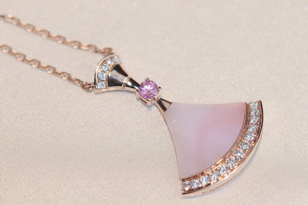 [⭐Luxery]DREAM NECKLACE PINK MOP DIAMOND