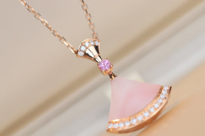 [⭐Luxery]DREAM NECKLACE PINK MOP DIAMOND