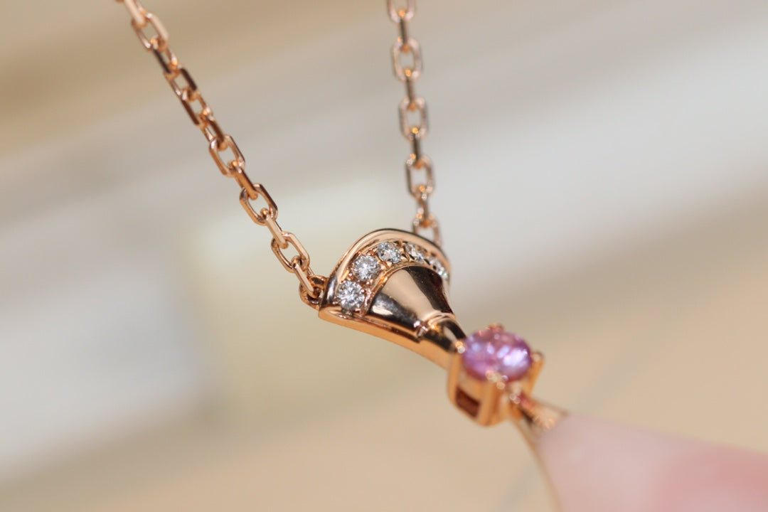 [⭐Luxery]DREAM NECKLACE PINK MOP DIAMOND