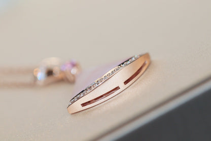 [⭐Luxery]DREAM NECKLACE PINK MOP DIAMOND