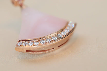 [⭐Luxery]DREAM NECKLACE PINK MOP DIAMOND