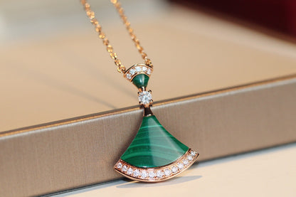 [⭐Luxery]DREAM NECKLACE MALACHITE DIAMOND