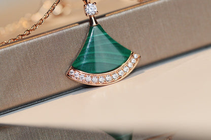 [⭐Luxery]DREAM NECKLACE MALACHITE DIAMOND