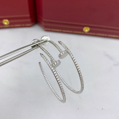 [⭐Luxery]JUSTE EARRINGS FULL DIAMONDS 1.8MM