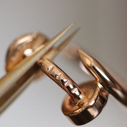 [⭐Luxery]JUSTE EARRINGS PINK GOLD
