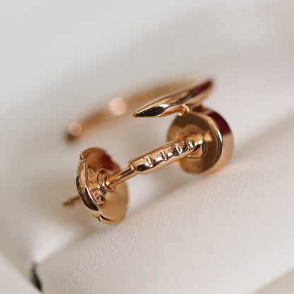 [⭐Luxery]JUSTE EARRINGS PINK GOLD