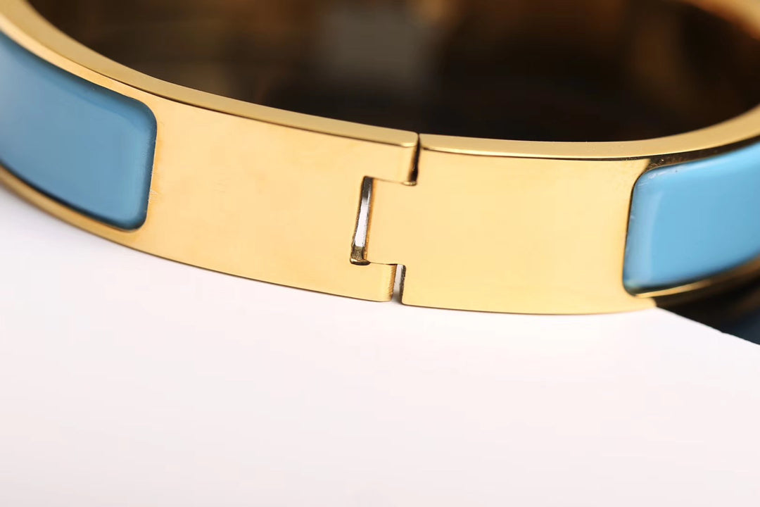 [⭐Luxery]H CLOUD BLUE BRACELET GOLD DIAMOND