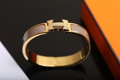 [⭐Luxery]H BRACELET GOLD DIAMOND