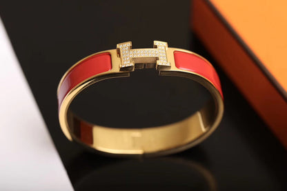 [⭐Luxery]H BRACELET GOLD DIAMOND