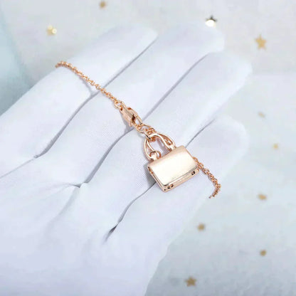 [⭐Luxery]AMULETTE PEDANT ROSE GOLD NECKLACE