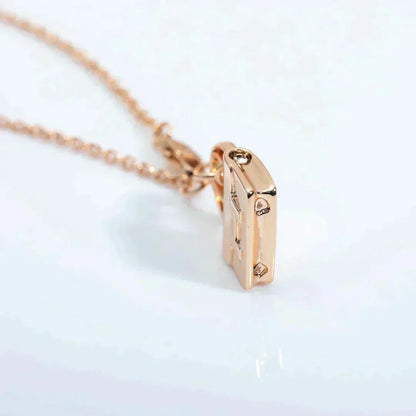 [⭐Luxery]AMULETTE PEDANT ROSE GOLD NECKLACE