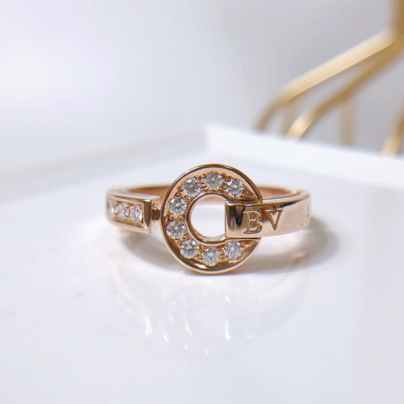 [⭐Luxery]DREAM RING DIAMOND PINK GOLD