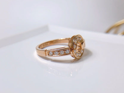 [⭐Luxery]DREAM RING DIAMOND PINK GOLD