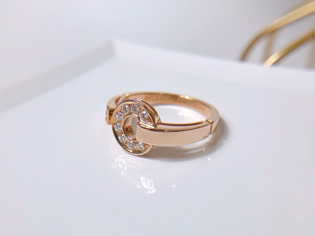 [⭐Luxery]DREAM RING DIAMOND PINK GOLD