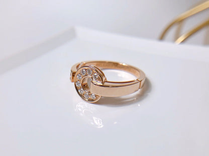 [⭐Luxery]DREAM RING DIAMOND PINK GOLD