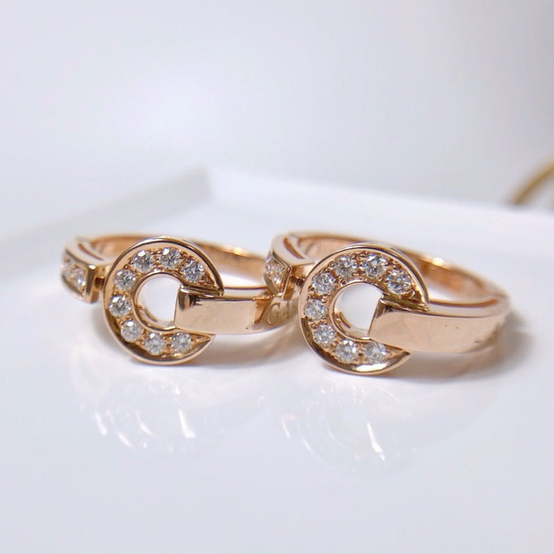 [⭐Luxery]DREAM RING DIAMOND PINK GOLD