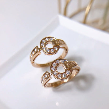 [⭐Luxery]DREAM RING DIAMOND PINK GOLD