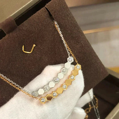 [⭐Luxery]BEE LOVE NECKLACE DIAMOND