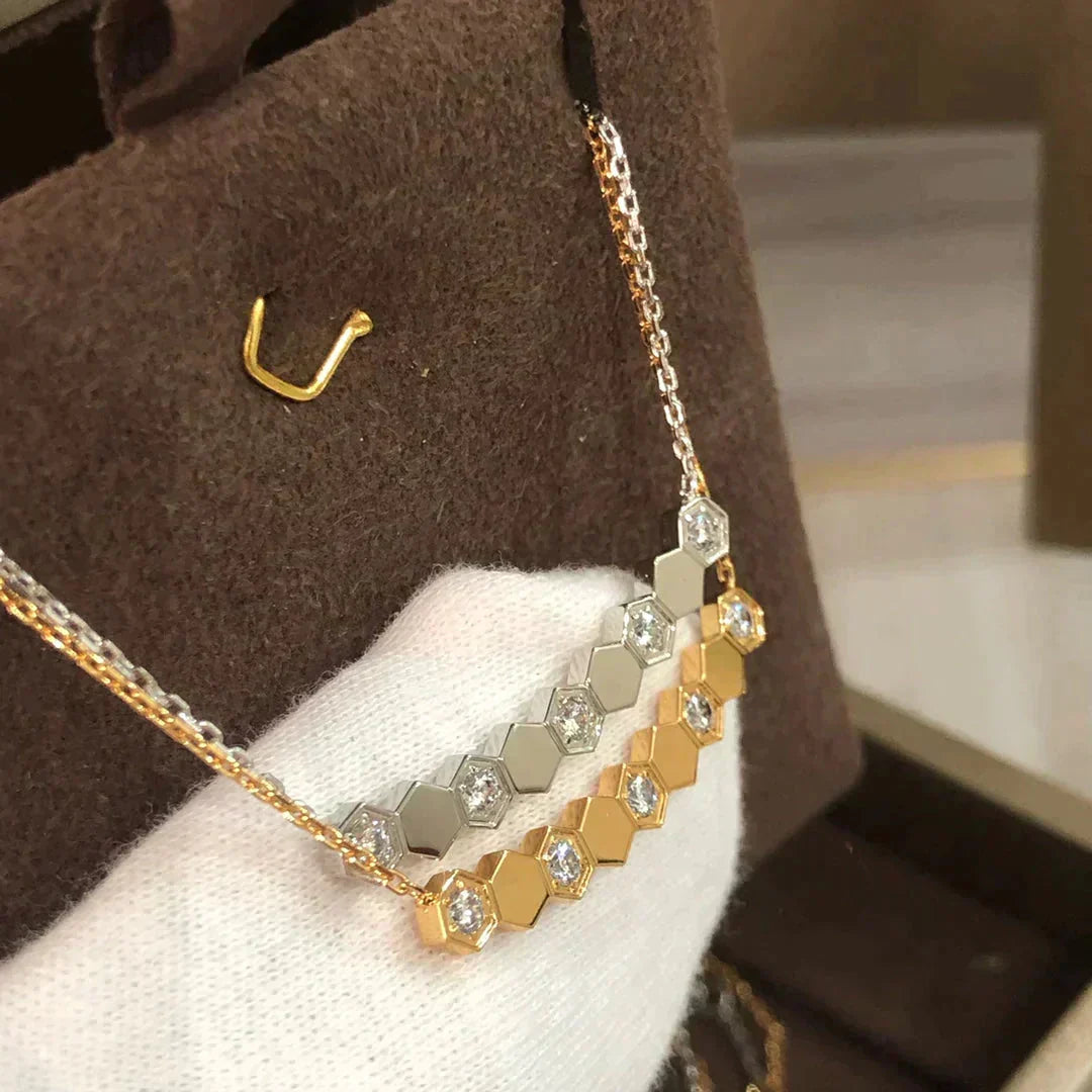 [⭐Luxery]BEE LOVE NECKLACE DIAMOND