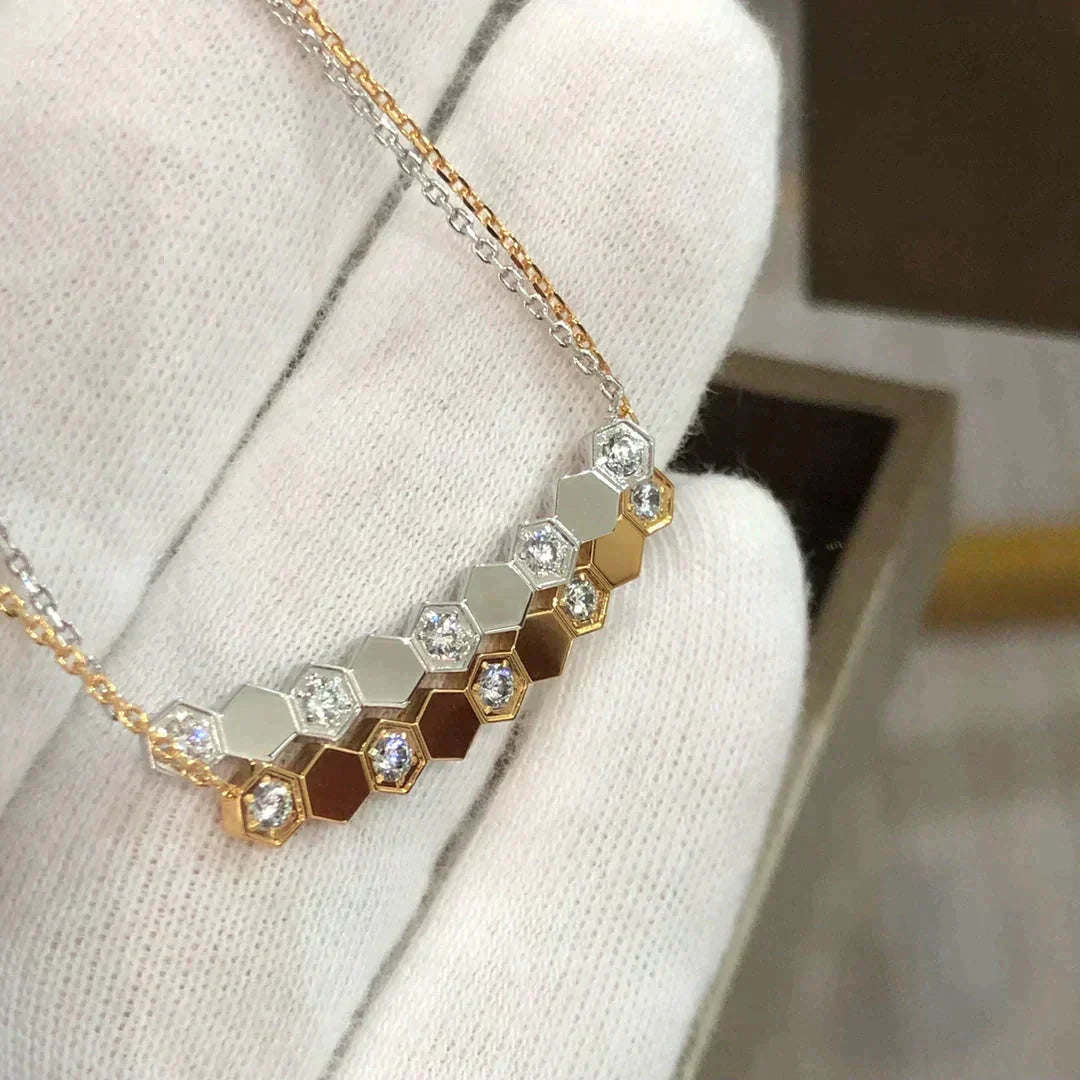 [⭐Luxery]BEE LOVE NECKLACE DIAMOND
