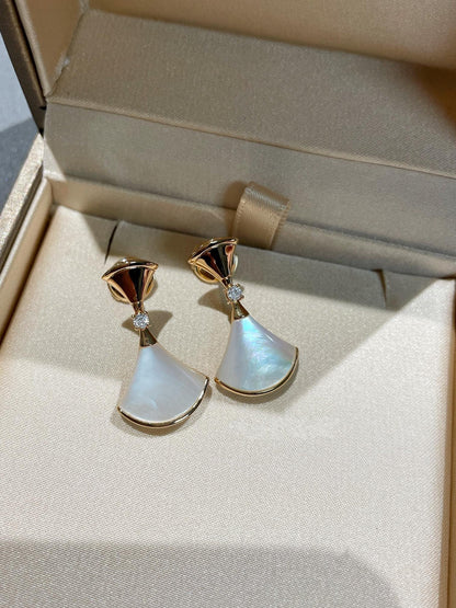 [⭐Luxery]DREAM MOP 1 DIAMOND EARRINGS