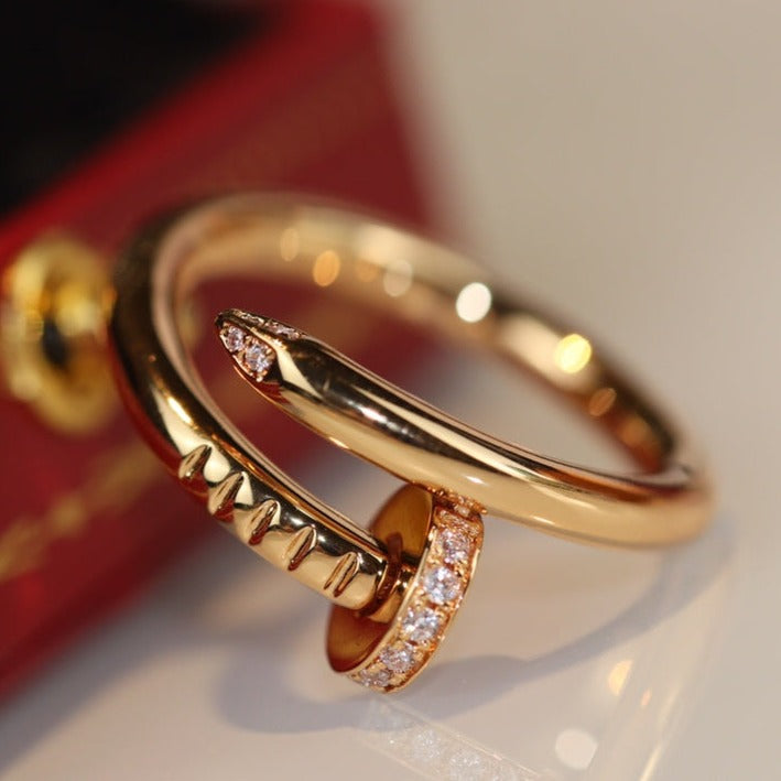 [⭐Luxery]JUSTE RING 2.65MM GOLD DIAMOND