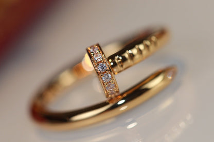 [⭐Luxery]JUSTE RING 2.65MM GOLD DIAMOND