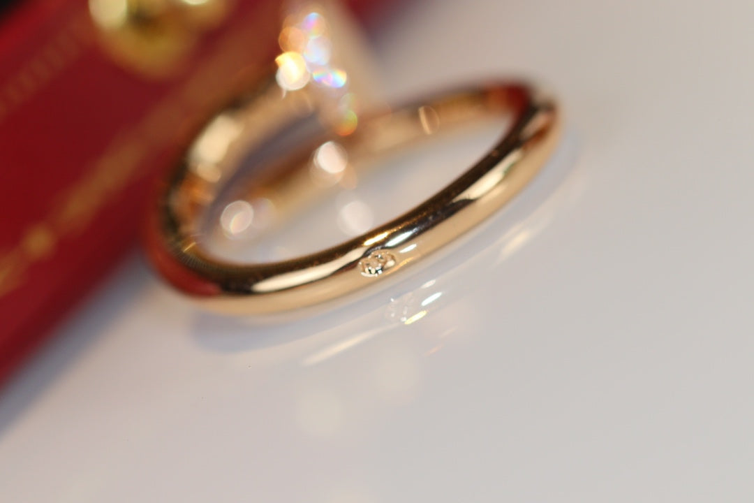 [⭐Luxery]JUSTE RING 2.65MM GOLD DIAMOND
