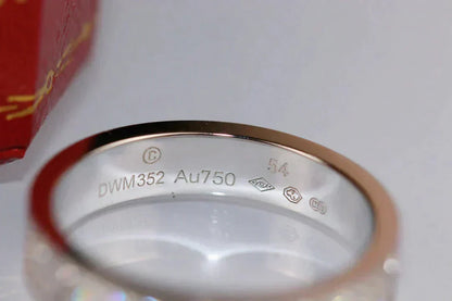 [⭐Luxery]LOVE RING 3.6MM DIAMOND PAVED