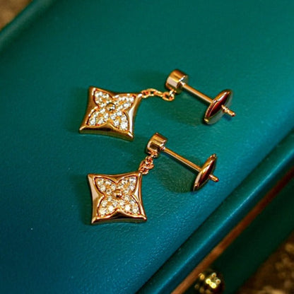 [⭐Luxery]STAR DIAMONDS EARRINGS GOLD