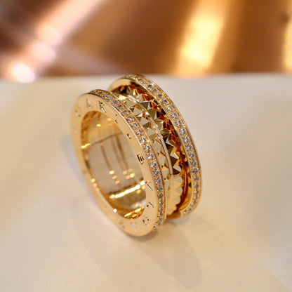 [⭐Luxery]ZERO 1 GOLD DIAMOND RING