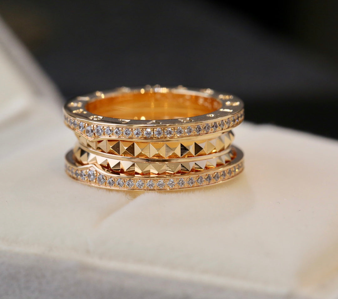 [⭐Luxery]ZERO 1 GOLD DIAMOND RING