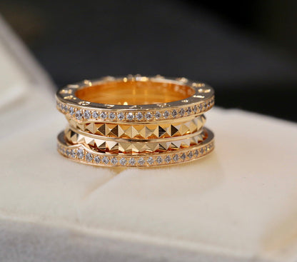 [⭐Luxery]ZERO 1 GOLD DIAMOND RING