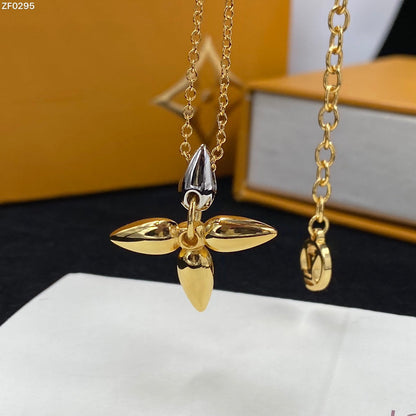 [⭐Luxery]LOUISETTE PEDANT GOLD NECKLACE