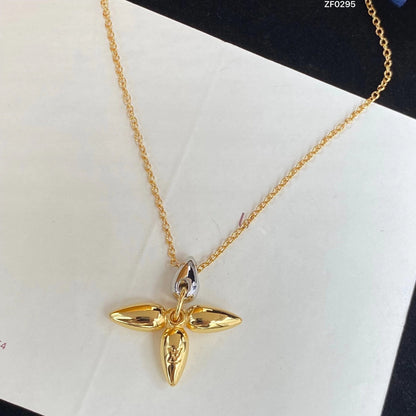 [⭐Luxery]LOUISETTE PEDANT GOLD NECKLACE