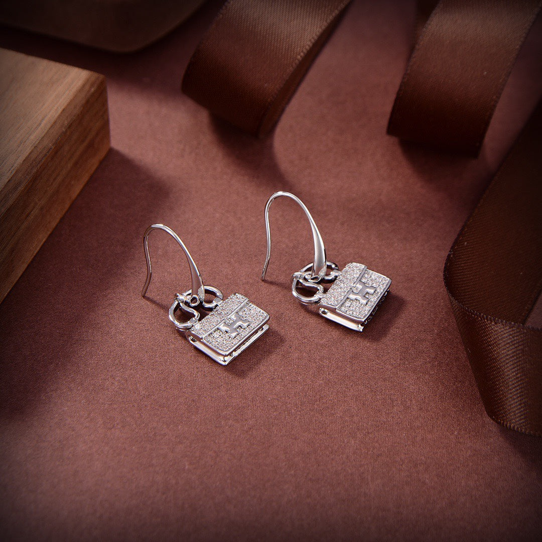 [⭐Luxery]KELLY DIAMOND EARRINGS