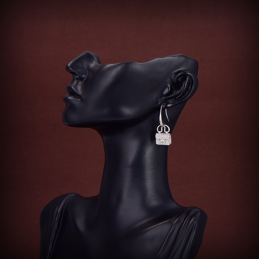[⭐Luxery]KELLY DIAMOND EARRINGS
