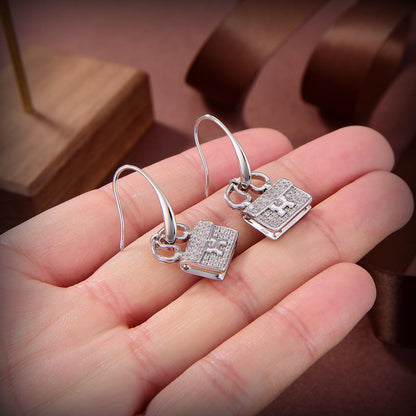 [⭐Luxery]KELLY DIAMOND EARRINGS