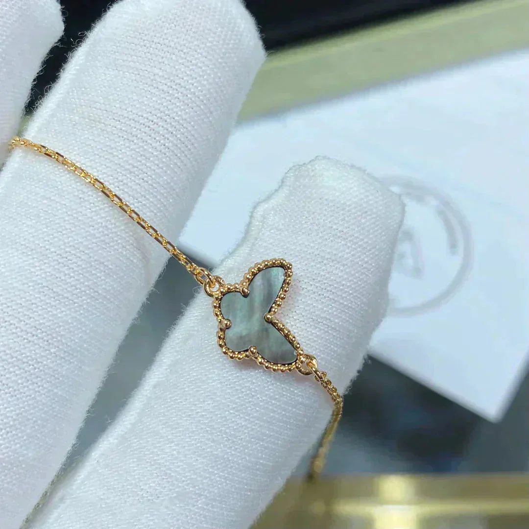 [⭐Luxery]BUTTERFLY DARK MOP BUTTERFLY BRACELET