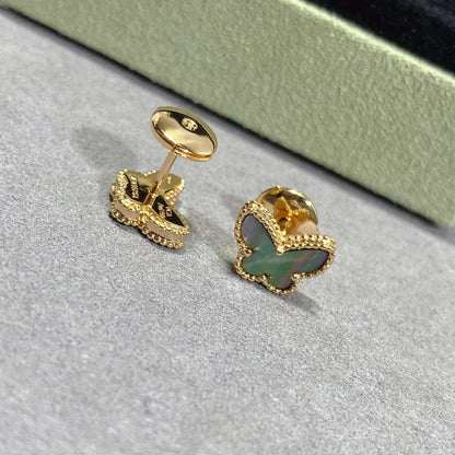 [⭐Luxery]BUTTERFLY DARK MOP  EARRINGS