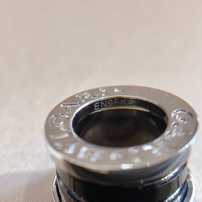 [⭐Luxery]ZERO 1 BLACK CERAMIC SILVER NECKLACE