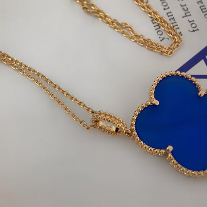 [⭐Luxery]CLOVER 25MM NECKLACE TURQUOISE ROSE GOLD