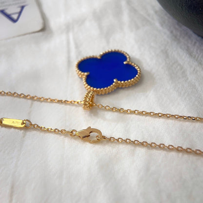 [⭐Luxery]CLOVER 25MM NECKLACE TURQUOISE ROSE GOLD