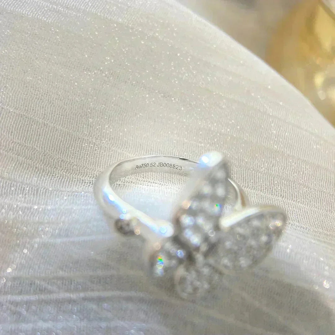 [⭐Luxery]BUTTERFLY DIAMOND RING